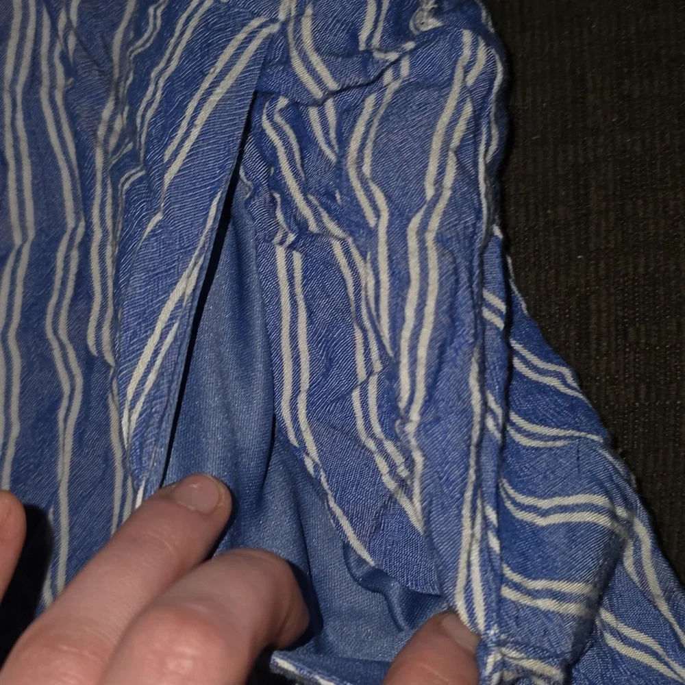 Blue and White Striped Romper LILY ROSE - Picture 5 of 7